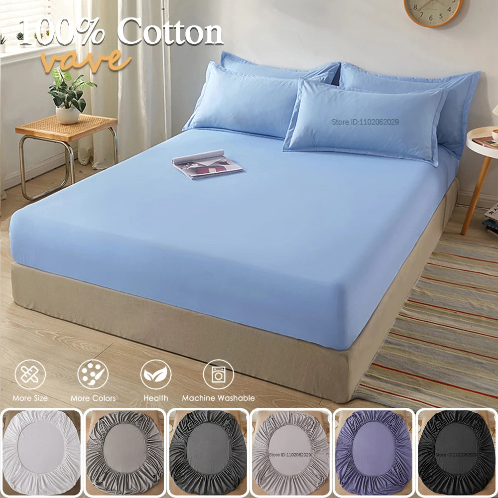 Bed Flat Sheet for Double Bed Plain Solid Color Top Sheets Single/Queen/King Flat Bedsheets Soft Home Bed Linen Sheets 90x200cm