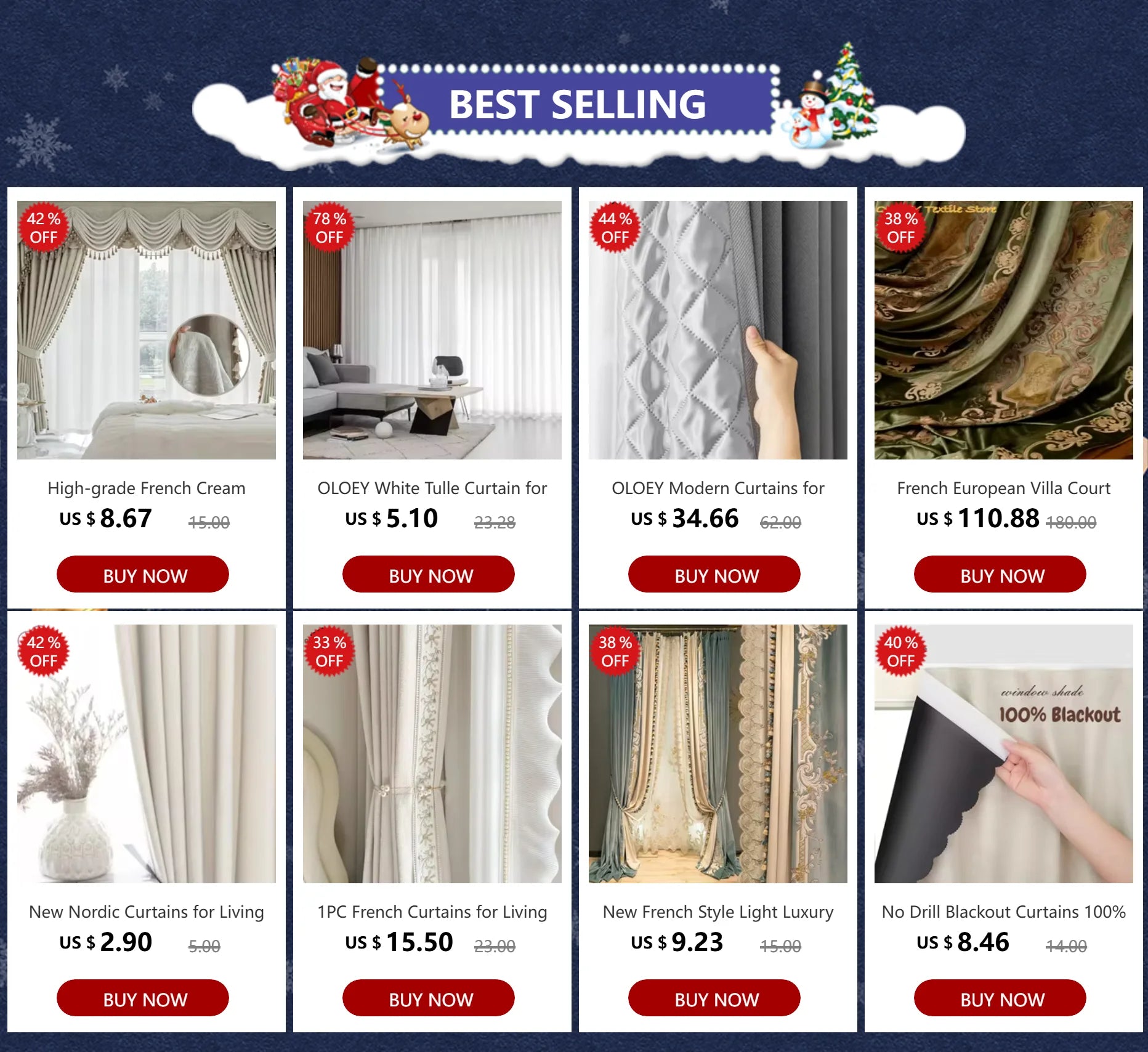 European-style Curtain for Living Dining Room Bedroom Light Luxury Beige Chenille Embroidered Valance Window Tulle Screen Custom