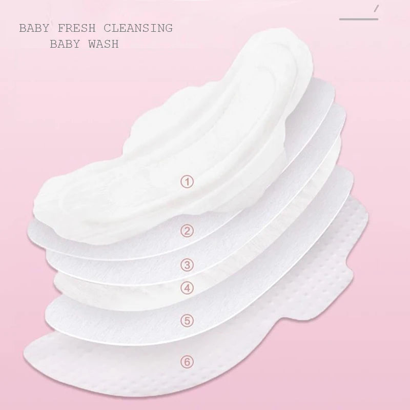 50pcs/Bag Women Menstrual Pads Feminine Organic Panty Liners Daily Use Health Care Ladies Sanitary Towel for Menstrual Period