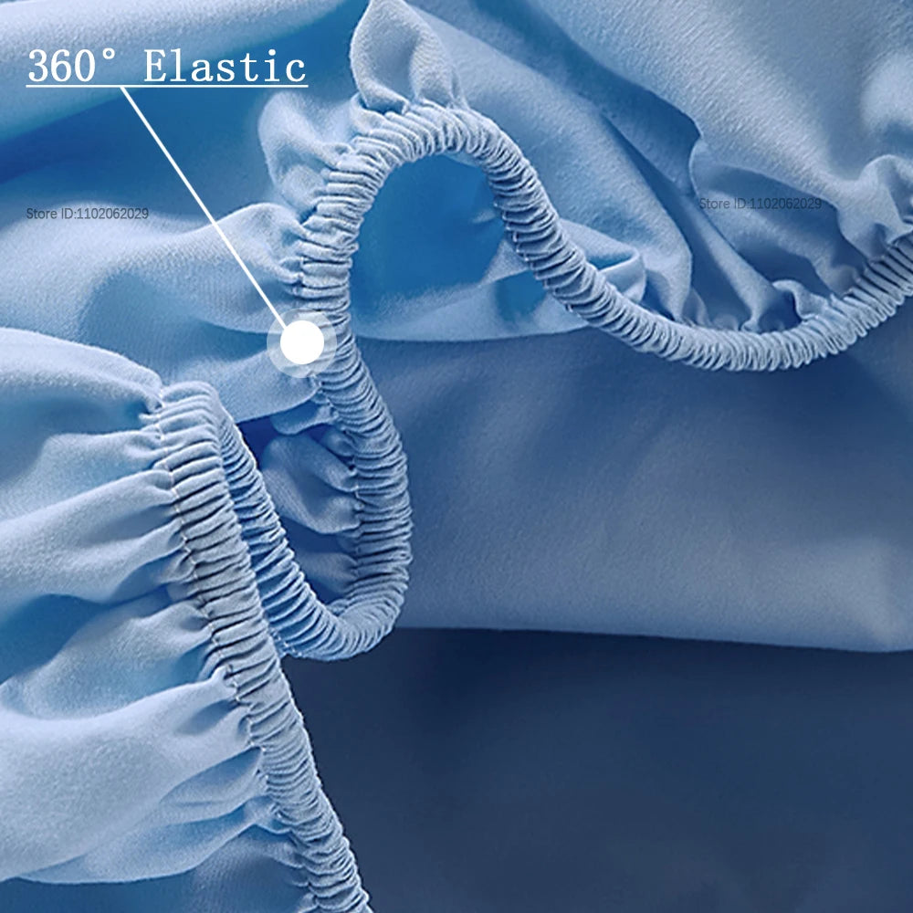 Bed Flat Sheet for Double Bed Plain Solid Color Top Sheets Single/Queen/King Flat Bedsheets Soft Home Bed Linen Sheets 90x200cm