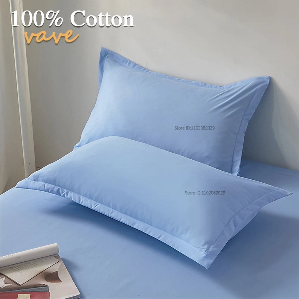 Bed Flat Sheet for Double Bed Plain Solid Color Top Sheets Single/Queen/King Flat Bedsheets Soft Home Bed Linen Sheets 90x200cm