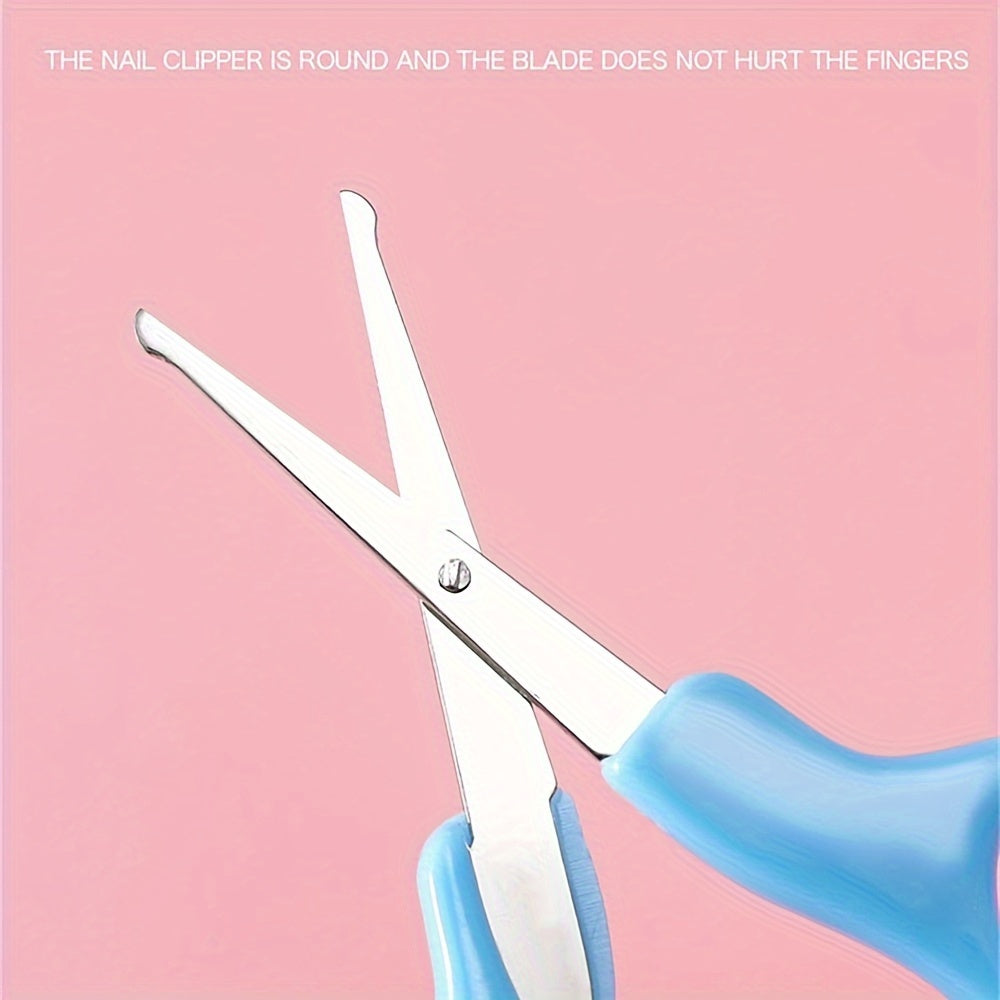 [Baby Care Wash Set] 6pcs Comb and Brush Set, 3 Colors Baby Nail Clippers Kit, Baby Care Wash Set